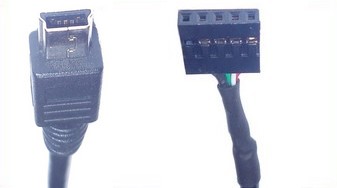 USB mini B to 5 pin header (2.54mm)